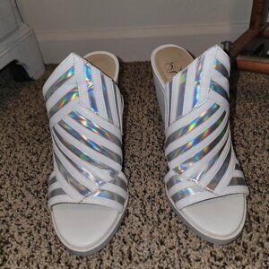 GX by Gewn Stefani white and hologram wedge